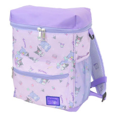 Japan Sanrio Kids Backpack Rucksack - Kuromi / Light Purple