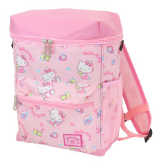Japan Sanrio Kids Backpack Rucksack - Hello Kitty / Light Pink