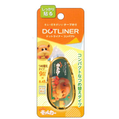 Japan Pui Pui Molcar Dot Liner Petit Glue Tape - Potato