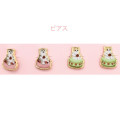 Japan Mofusand Earrings & Hair Tie - Cat / Macaron & Choco - 2
