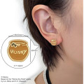 Japan Disney Ear Rings - Pooh & Piglet / Hunny - 5