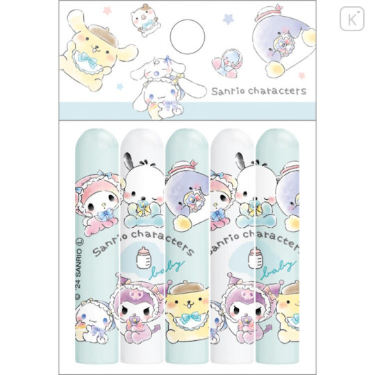 Japan Sanrio Pencil Cap Set of 5 pcs - Characters / Toddler Baby / Day - 1