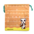 Japan Animal Crossing Drawstring Bag (S) - Orange - 2