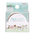 Japan Animal Crossing Peripetta Roll Sticker - Raccoon & Owl - 1