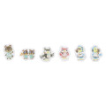 Japan Animal Crossing Peripetta Roll Sticker - Raccoon & Owl - 2