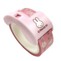 Japan Miffy Rib bon Bon Washi Masking Tape & Cutter - Pink Flora - 1