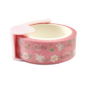Japan Miffy Rib bon Bon Washi Masking Tape & Cutter - Pink Flora - 2