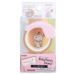 Japan Peanuts Rib bon Bon Washi Masking Tape & Cutter - Snoopy : Friends Name