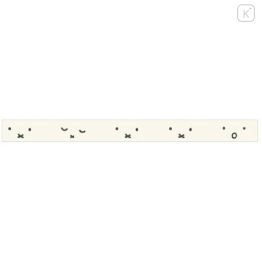 Japan Miffy Washi Masking Tape - Face : Beige - 2