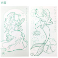 Japan Disney Mini Coloring Book - Ariel / Mermaid - 2