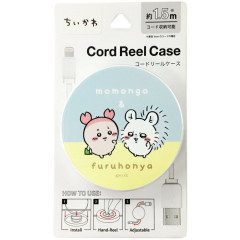 Japan Chiikawa Cord Reel Case - Momonga