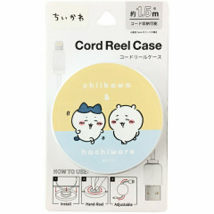 Japan Chiikawa Cord Reel Case - Chikawa & Hachiware
