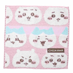 Japan Chiikawa Mini Towel Jacquard Handkerchief - Hachiware & Chiikawa