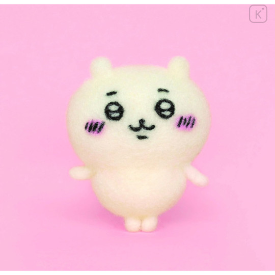 Japan Chiikawa Hamanaka Aclaine Needle Felting Kit - Chiikawa - 2