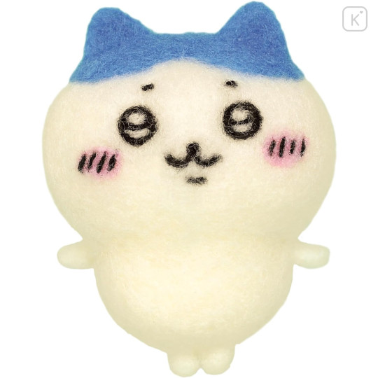 Japan Chiikawa Hamanaka Aclaine Needle Felting Kit - Hachiware - 1