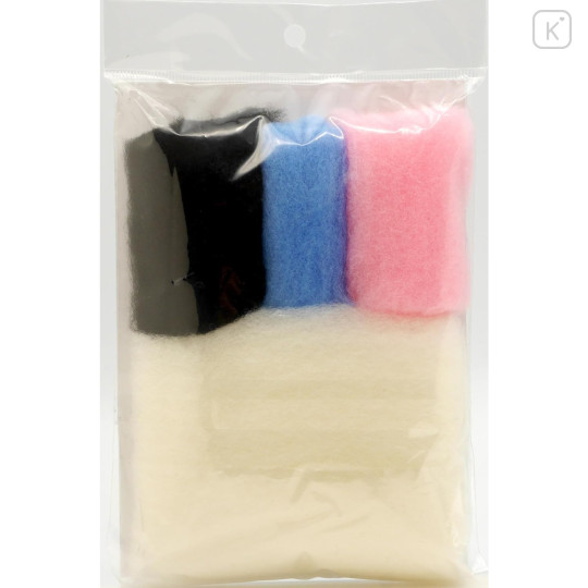 Japan Chiikawa Hamanaka Aclaine Needle Felting Kit - Hachiware - 5