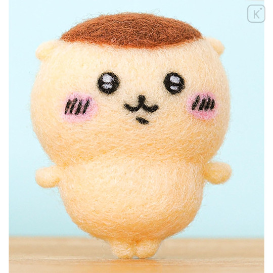 Japan Chiikawa Hamanaka Aclaine Needle Felting Kit - Kurimanju - 2