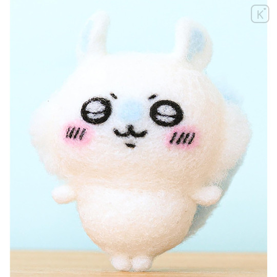 Japan Chiikawa Hamanaka Aclaine Needle Felting Kit - Momonga - 2