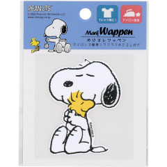 Japan Peanuts Wappen Iron-on Applique Patch - Snoopy Hug Woodstock