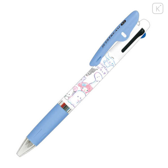 Japan Sanrio × Obakenu Jetstream 3 Color Multi Ballpoint Pen - Characters : White - 1