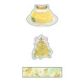 Japan Kamio Sticker - Blooming Mimosa Decoration & Dessert / Gold Foil - 2