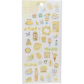 Japan Kamio Sticker - Blooming Mimosa Decoration & Dessert / Gold Foil - 3