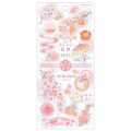 Japan Kamio Sticker Set of 2 - Cherry Blossom / Pink Flower - 1