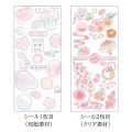 Japan Kamio Sticker Set of 2 - Cherry Blossom / Pink Flower - 2
