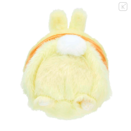 Japan Mofusand Mini Fluffy Plush Toy - Cat / Yellow Rabbit - 3