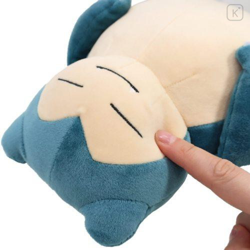 Japan Pokemon Fluffy Arm Pillow Plush - Snorlax - 6