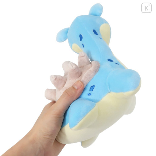 Japan Pokemon Fluffy Arm Pillow Plush - Lapras - 3