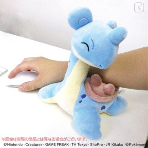 Japan Pokemon Fluffy Arm Pillow Plush - Lapras - 4