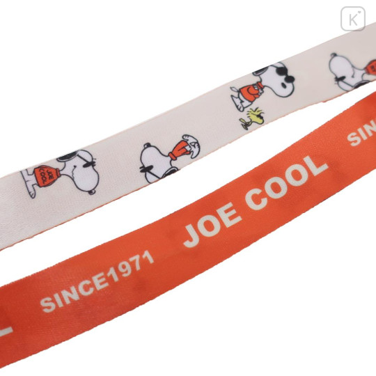 Japan Peanuts Neck Strap with ID Badge Holder - Snoopy : Joe Cool - 2