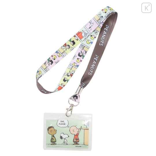 Japan Peanuts Neck Strap with ID Badge Holder - Snoopy : Friends Comic - 1