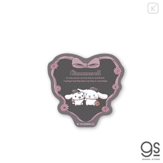 Japan Sanrio Vinyl Sticker - Cinnamoroll & Milk / Gothic Lolita - 1