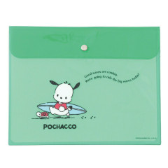 Japan Sanrio A5 Flat Case File Folder - Pochacco / Daily Life