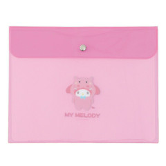 Japan Sanrio A5 Flat Case File Folder - My Melody / Animal Headgear