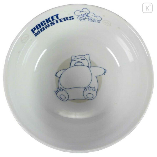 Japan Pokemon Porcelain Ramen Bowl - Snorlax - 2