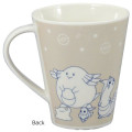Japan Pokemon Porcelain Mug - Snorlax / Light Grey - 2