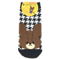 Japan The Bears School Socks - Jackie : Houndstooth Black - 1