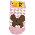 Japan The Bears School Kid Socks - Jackie / Houndstooth Deep Pink - 1
