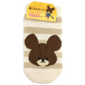 Japan The Bears School Kid Socks - Jackie / Beige Stripe - 1