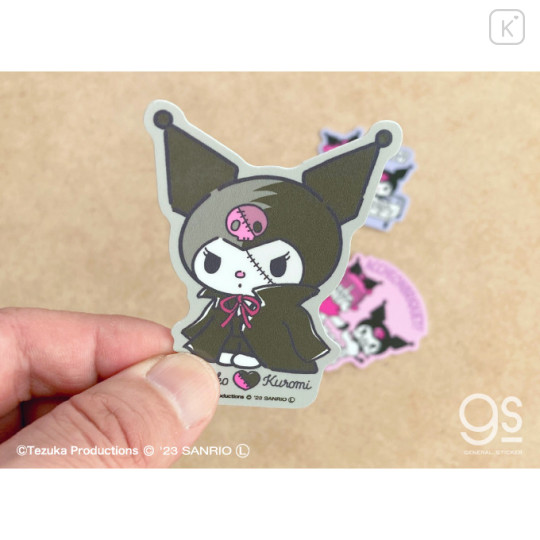 Japan Sanrio Vinyl Sticker - Kuromi / Black Jack - 2