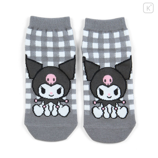 Japan Sanrio Original Socks - Kuromi : Sit - 1