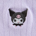 Japan Sanrio Original Embroidery Socks - Kuromi - 2