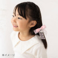Japan Sanrio Original Kids Organdy Ribbon Ponytail Holder - Kuromi - 4
