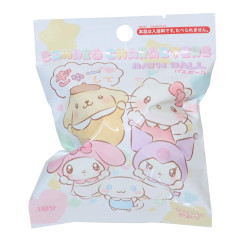 Japan Sanrio Bath Ball with Random Mascot - Characters / Toddler Look Up For Hug