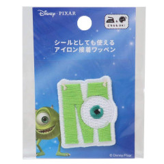 Japan Disney Wappen Iron-on Applique Patch - Monsters Company Mike / Alphabet M