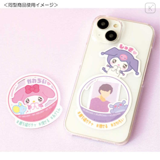 Japan Sanrio Vinyl Sticker Set - Pompompurin / Enjoy Idol Fans Admiration Capsule - 3