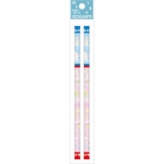 Japan San-X Red Blue Pencil 2pcs Set - Sumikko Gurashi / Star Rainbow
